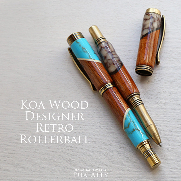 ハワイアン コアウッド レトロ ボールペン PUAALLY(プアアリ