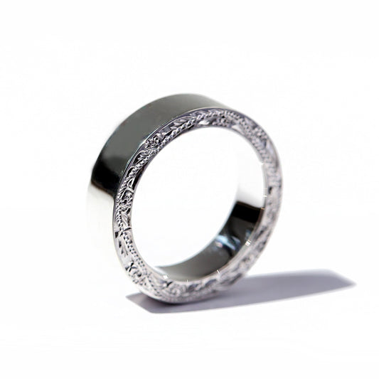 ハワイアンジュエリー【K18 スペーサー】 オーダーペアリング6mm幅【2本セット】イメージ/ハワイアンジュエリーブランドPUAALLY(プアアリ)