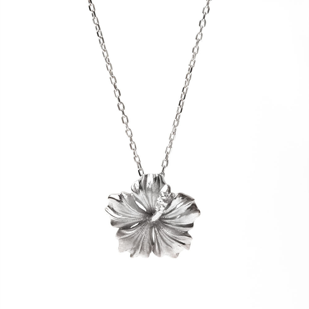 ハワイアン ハイビスカス シンプル ペンダントトップ表題/ハワイアンジュエリーブランドPUAALLY(プアアリ)