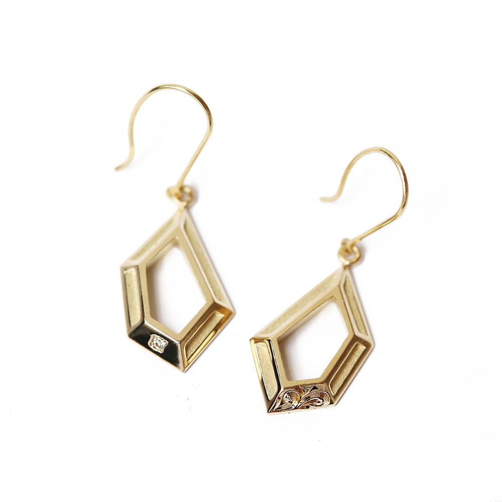 K14 ハワイアン カフ ピアス表題