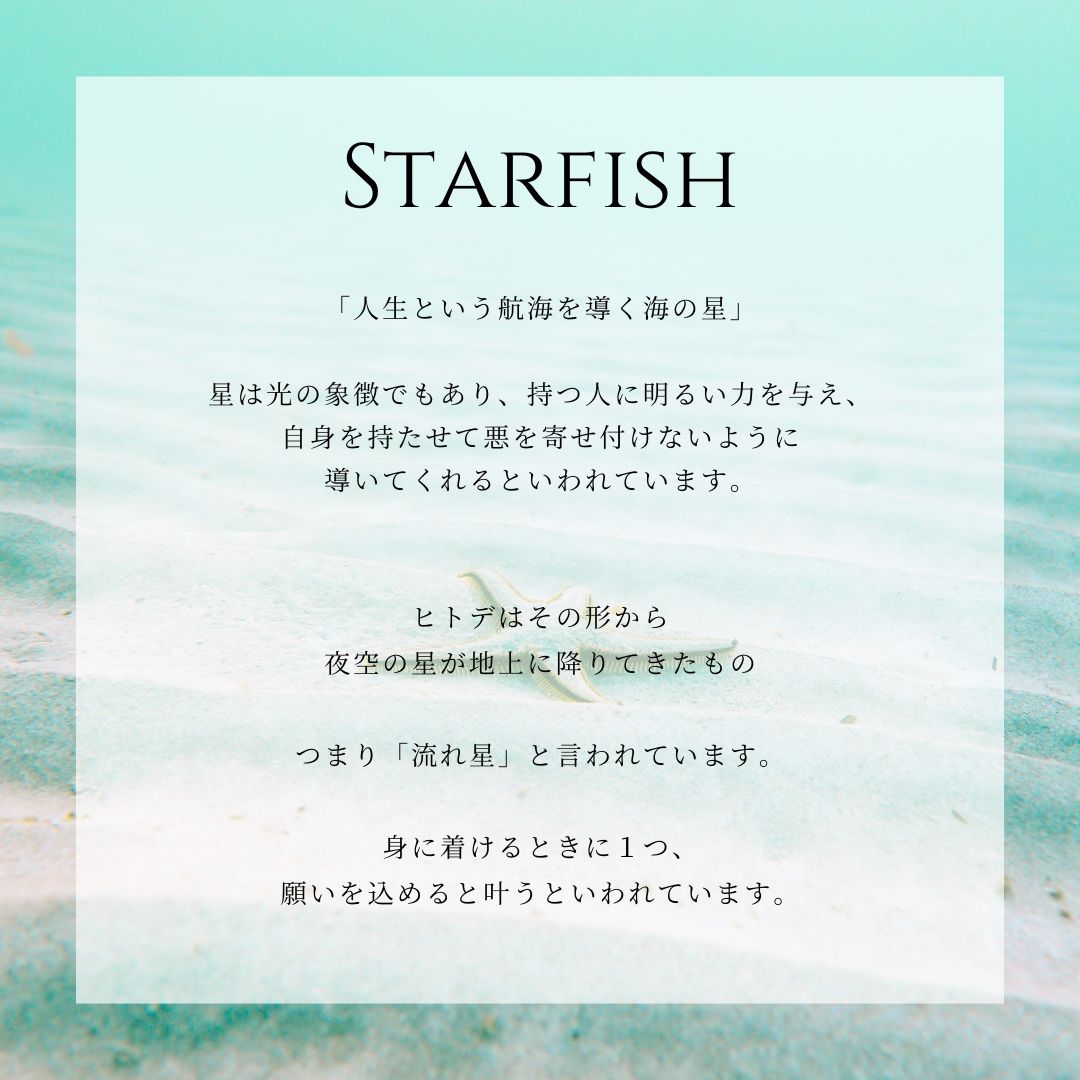 STAR FISH意味画像/ハワイアンジュエリーブランドPUAALLY(プアアリ)
