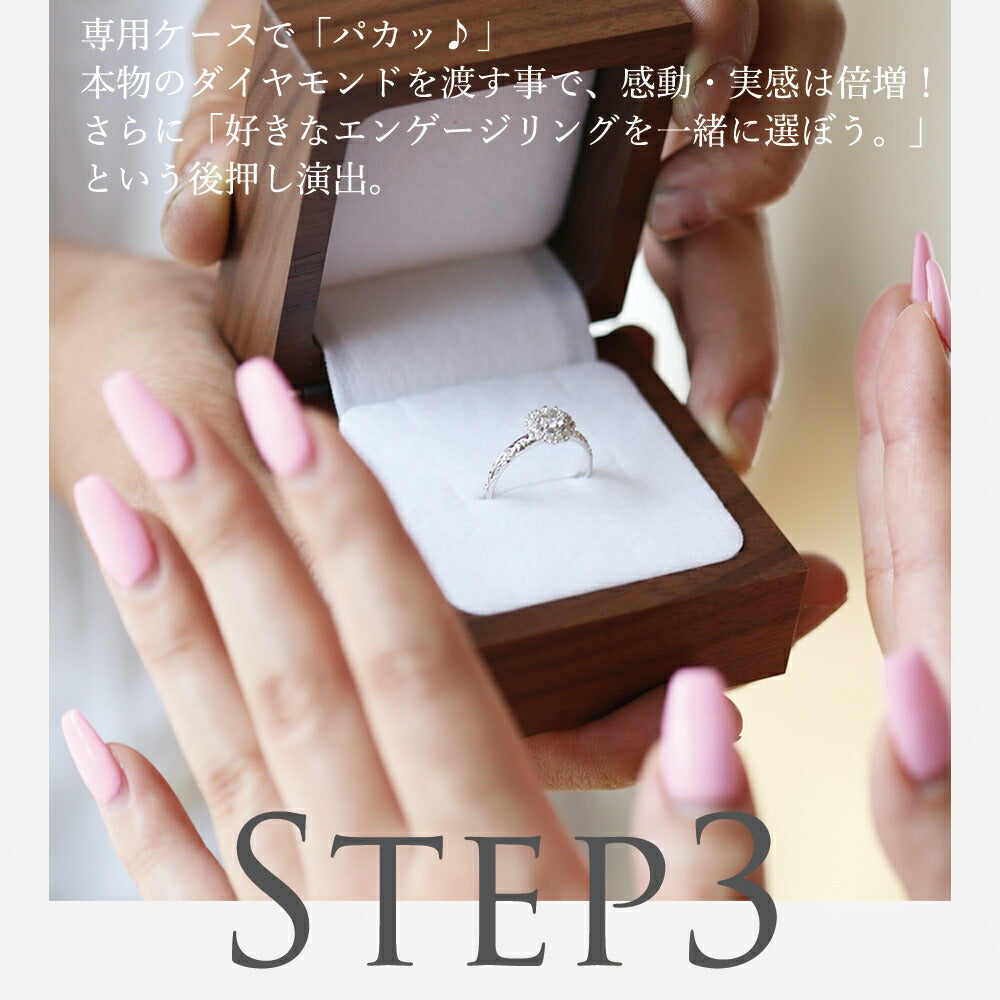 プロポーズリング 0.3ct Panana-羅針盤-