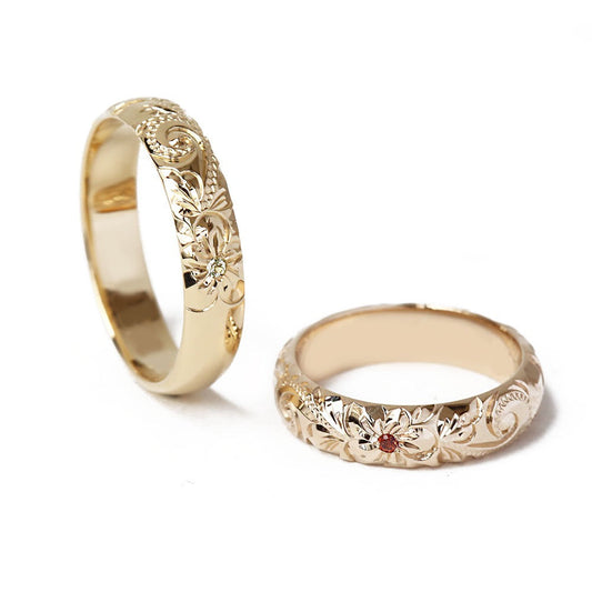 世界にひとつだけの指輪を、PUA ALLY（プアアリ）で。彫り模様の違いを徹底解説！