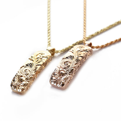 K14 ハワイアン ナル ペンダントトップ S表題/ハワイアンジュエリーブランドPUAALLY(プアアリ)