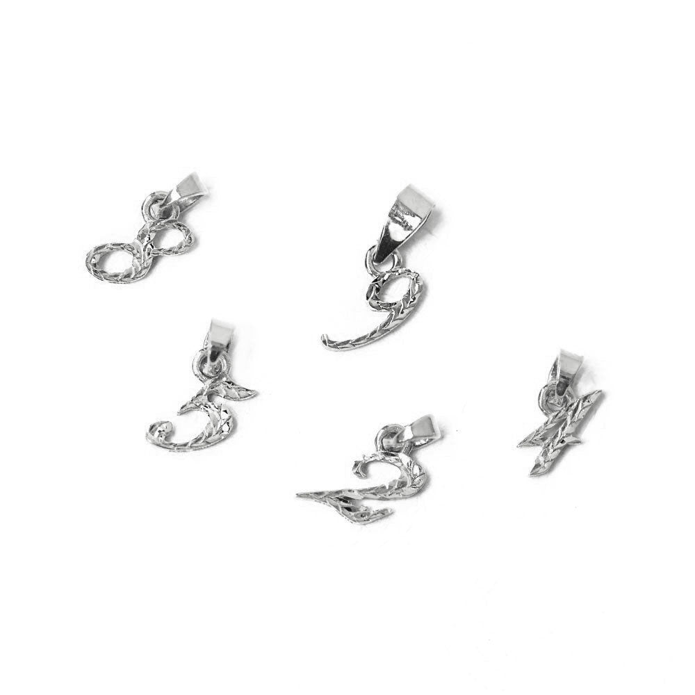 Pt900 ハワイアン ミニ ナンバー ペンダントトップ表題/ハワイアンジュエリーブランドPUAALLY(プアアリ)