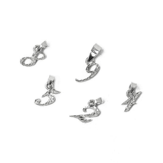 Pt900 ハワイアン ミニ ナンバー ペンダントトップ表題/ハワイアンジュエリーブランドPUAALLY(プアアリ)