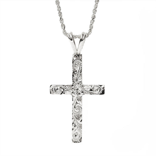 SV925 ハワイアン クロス ペンダントトップ L表題/ハワイアンジュエリーブランドPUAALLY(プアアリ)/プアアリ オンライン