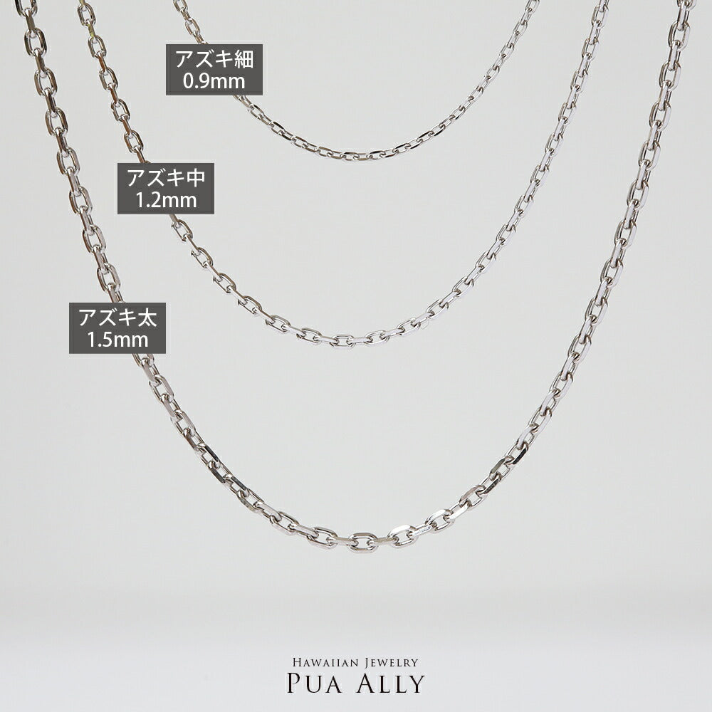 Pt900 ハワイアン ベビーリングチェーン種類1/ハワイアンジュエリーブランドPUAALLY(プアアリ)