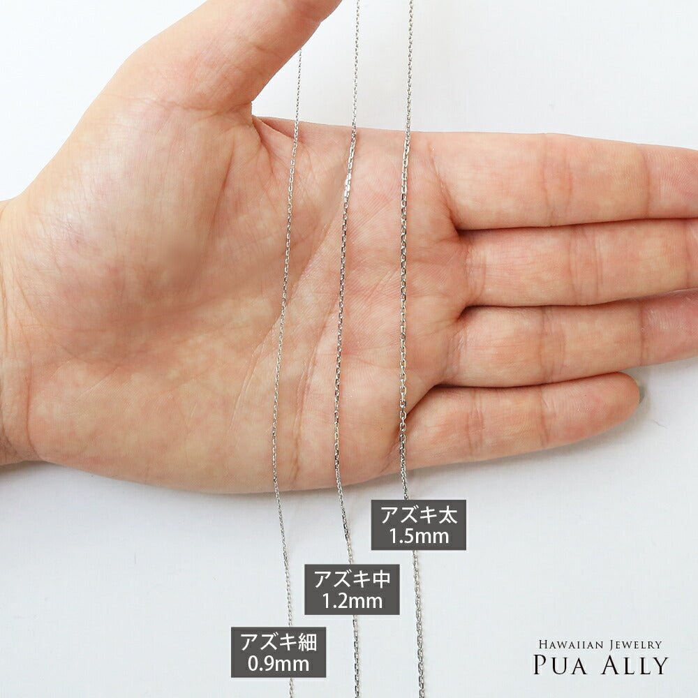 Pt900 ハワイアン ベビーリングチェーン種類2/ハワイアンジュエリーブランドPUAALLY(プアアリ)