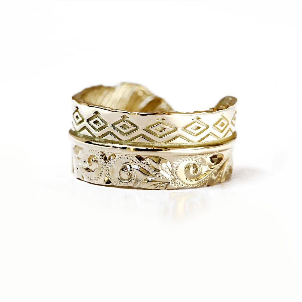 ハワイアン イーグルフェザー (羽) リング S表題/ハワイアンリング/ハワイアンジュエリーリング/ハワイアンジュエリーブランドPUAALLY(プアアリ)