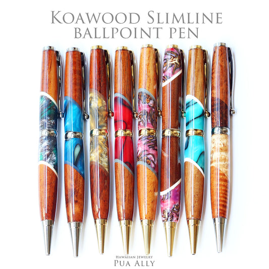 ハワイアン コアウッド スリムライン ボールペン表題/ハワイアンジュエリーブランドPUAALLY(プアアリ)