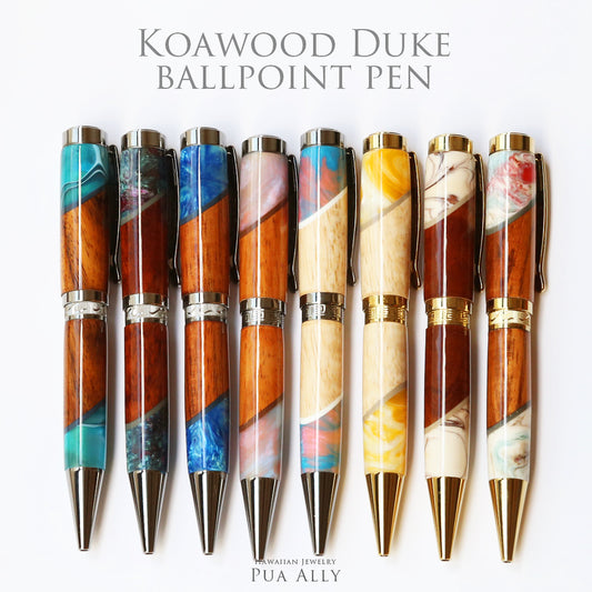 ハワイアン コアウッド デューク ボールペン表題/ハワイアンジュエリーブランドPUAALLY(プアアリ)