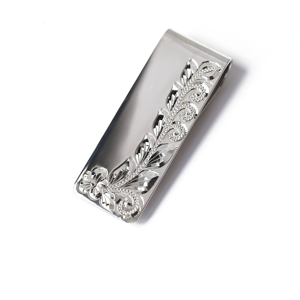 SV925 ハワイアン マネークリップ表題/ハワイアンジュエリーブランドPUAALLY(プアアリ)/プアアリ オンライン