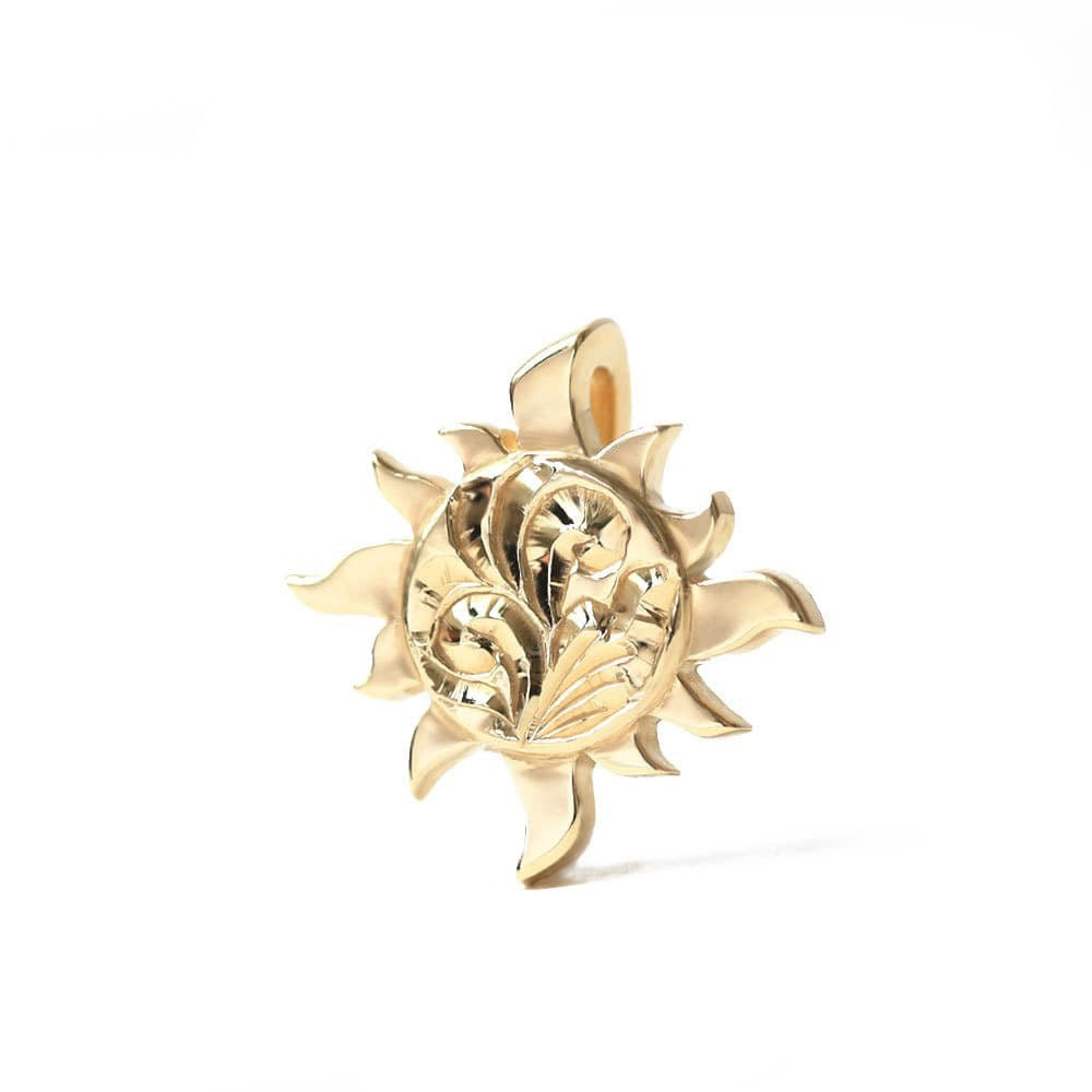 ハワイアン サン ( 太陽 ) ペンダントトップ M表題/ハワイアンジュエリーブランドPUAALLY(プアアリ)　