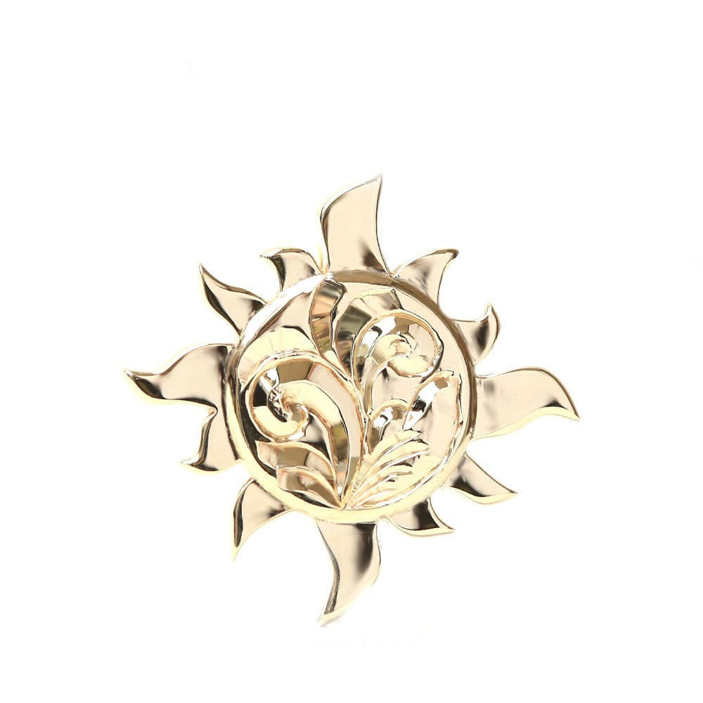 ハワイアン サン ( 太陽 ) ペンダントトップ L表題/ハワイアンジュエリーブランドPUAALLY(プアアリ)