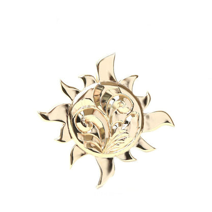 ハワイアン サン ( 太陽 ) ペンダントトップ L表題/ハワイアンジュエリーブランドPUAALLY(プアアリ)