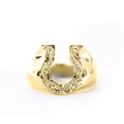 K14 ハワイアン ホースシューリング 馬蹄