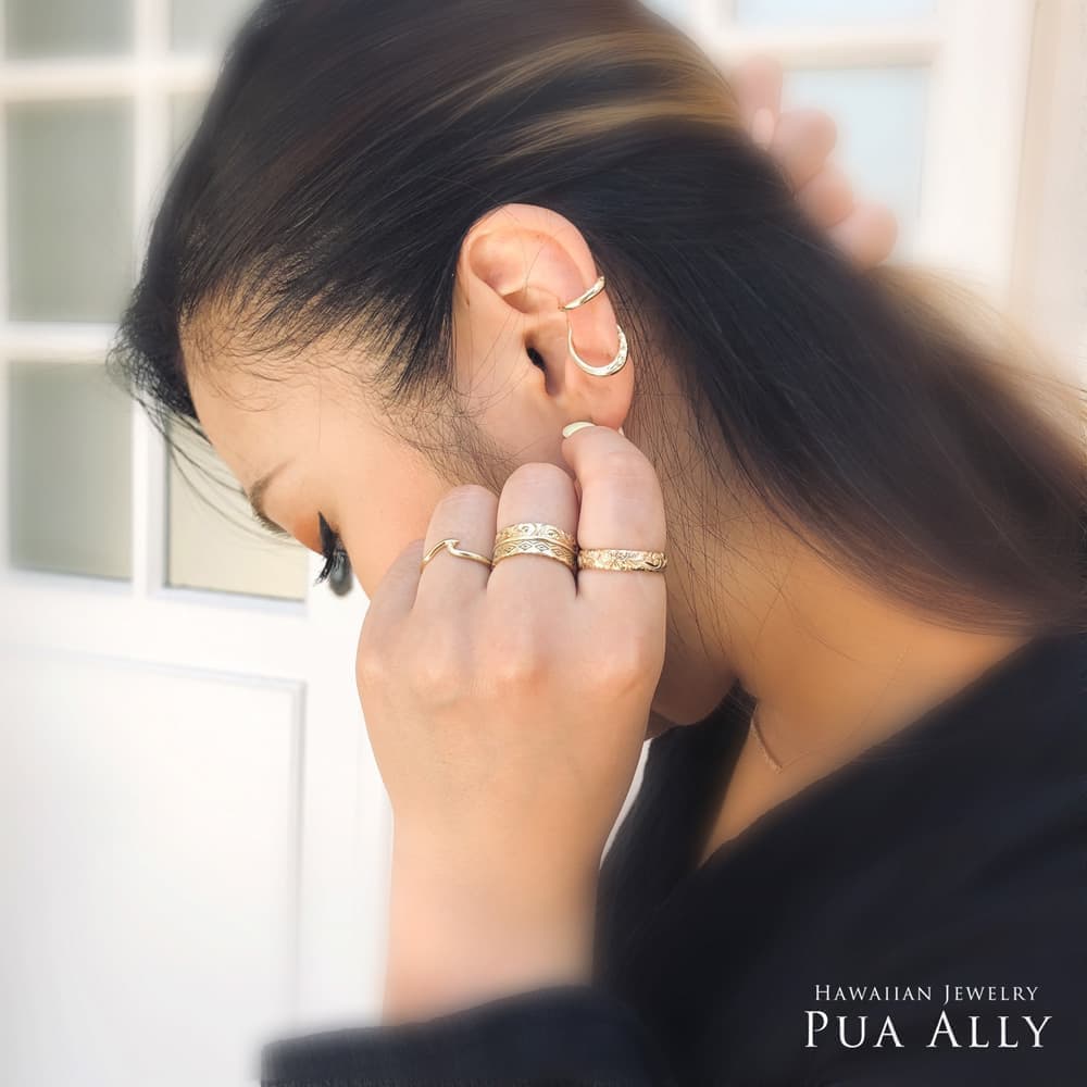 アクセサリーPUA ALLY☆ハワイアンジュエリー ピアス K14 - ppent.nl