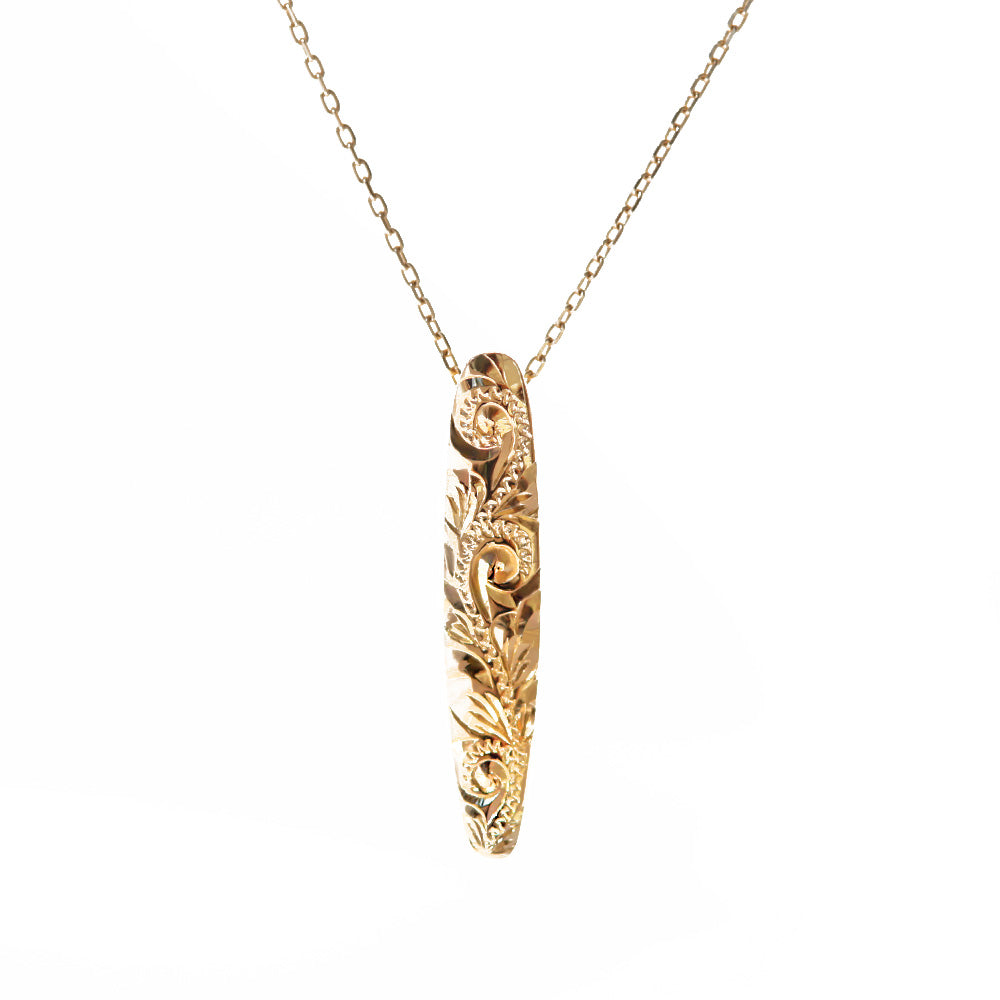 ハワイアン ロングボード ペンダントトップ S表題/ハワイアンジュエリーブランドPUAALLY(プアアリ)