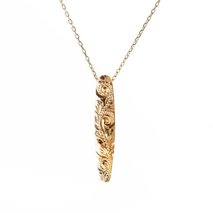 ハワイアン ロングボード ペンダントトップ S表題/ハワイアンジュエリーブランドPUAALLY(プアアリ)