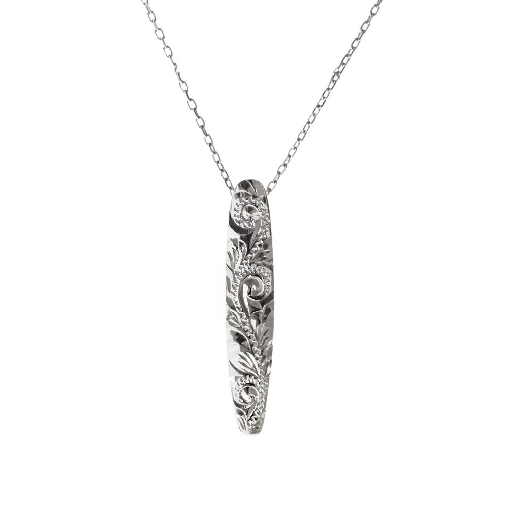 Pt900 ハワイアン ロングボード ペンダントトップ S表題/ハワイアンジュエリーブランドPUAALLY(プアアリ)/プアアリ オンライン