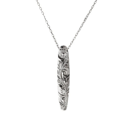 Pt900 ハワイアン ロングボード ペンダントトップ S表題/ハワイアンジュエリーブランドPUAALLY(プアアリ)/プアアリ オンライン