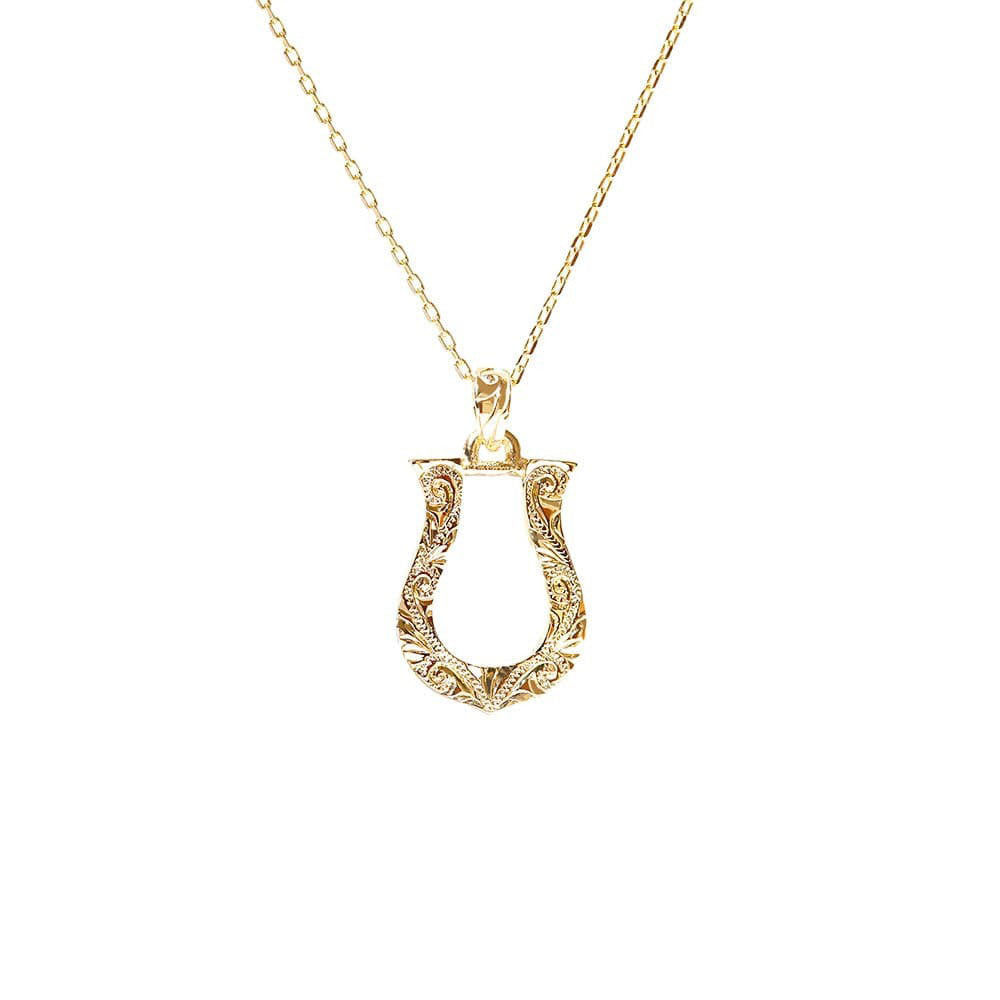 ハワイアン ホースシュー（馬蹄） ペンダントトップ S表題/ハワイアンジュエリーブランドPUAALLY(プアアリ)