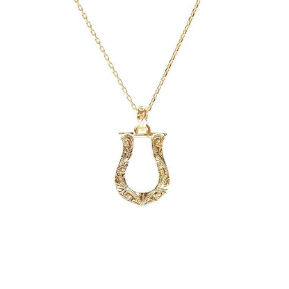 ハワイアン ホースシュー（馬蹄） ペンダントトップ S表題/ハワイアンジュエリーブランドPUAALLY(プアアリ)