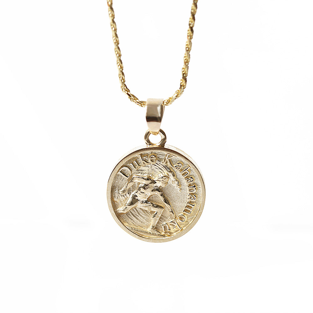 ハワイアン サーフデューク コインペンダントトップ表題/ハワイアンジュエリーブランドPUAALLY(プアアリ)