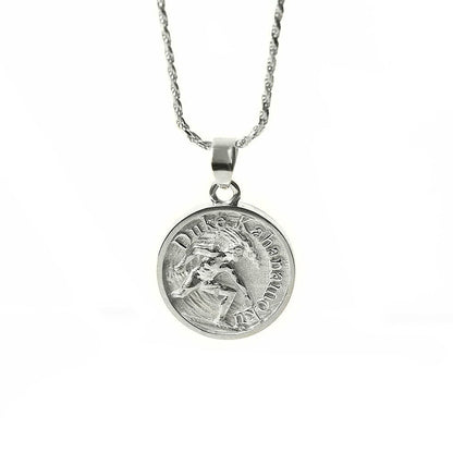 Pt900 ハワイアン サーフデューク コインペンダントトップ表題/ハワイアンジュエリーブランドPUAALLY(プアアリ)