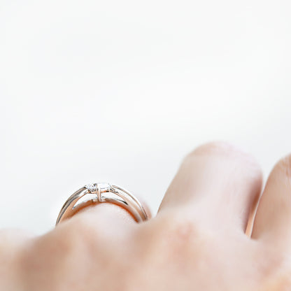 Pt900 0.3ct エンゲージリング Aloha Nui Loa -たくさんの愛をこめて-