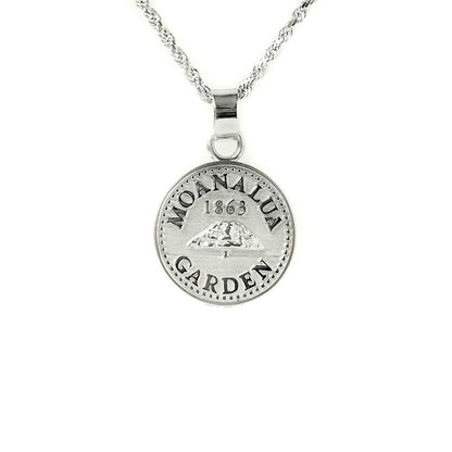 Pt900 モアナルアガーデンコイン ペンダントトップ表題/ハワイアンジュエリーブランドPUAALLY(プアアリ)