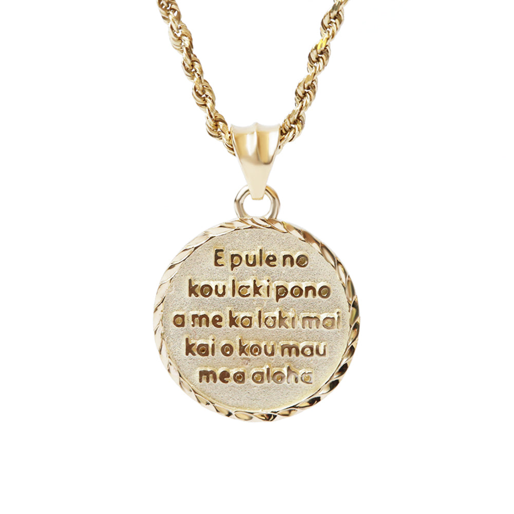 ホエールテール コインペンダントトップ表題/ハワイアンジュエリーブランドPUAALLY(プアアリ)