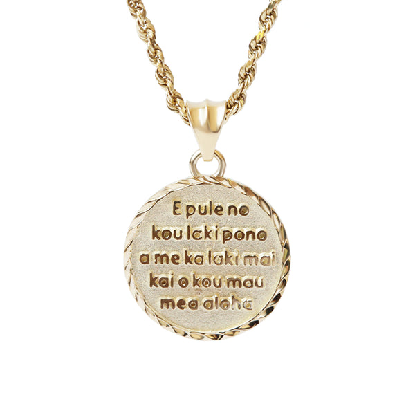 K18 ホエールテール コインペンダントトップ