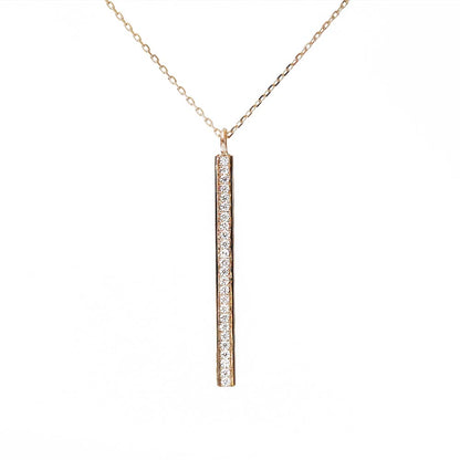 K14 ハワイアン プリンセスライン ダイヤモンドネックレス表題/ハワイアンジュエリーブランドPUAALLY(プアアリ)