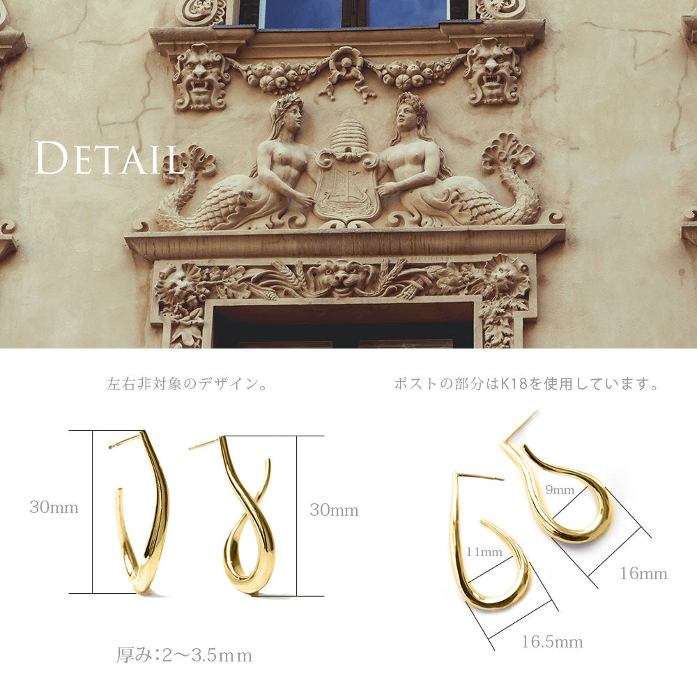 ハワイアン マーメイドドロップ ピアスディテール画像/ハワイアンジュエリーブランドPUAALLY(プアアリ)