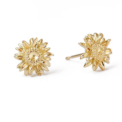 ハワイアン サンフラワー ピアスYG表題/ハワイアンジュエリーブランドPUAALLY(プアアリ)