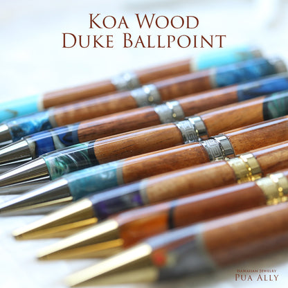 ハワイアン コアウッド デューク ボールペン画像/ハワイアンジュエリーブランドPUAALLY(プアアリ)