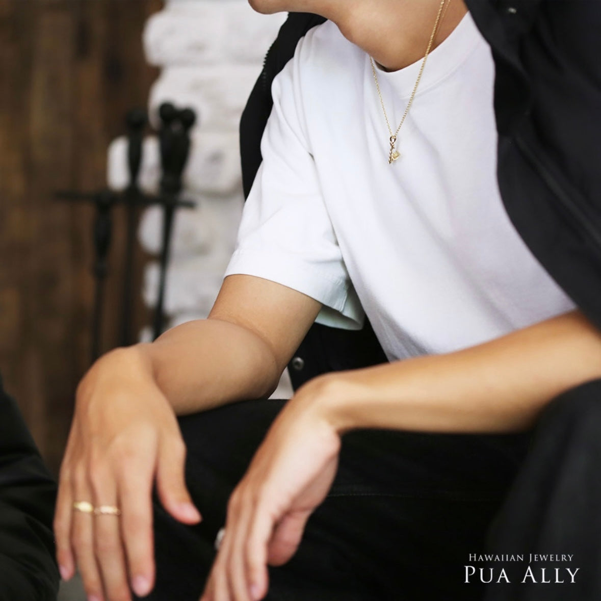 K14 ハワイアン ヴィクトリー クラウン ペンダントトップ L – PUAALLY