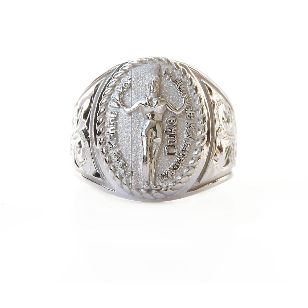 シルバー　デュークカハナモク　リング　表題/ハワイアンリング/ハワイアンジュエリーリング/ハワイアンジュエリーブランドPUAALLY(プアアリ)