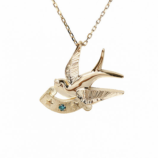 K14 ハワイアン スワロウペンダントトップ表題