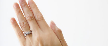 K18 0.3ct エンゲージリング Ala -道-