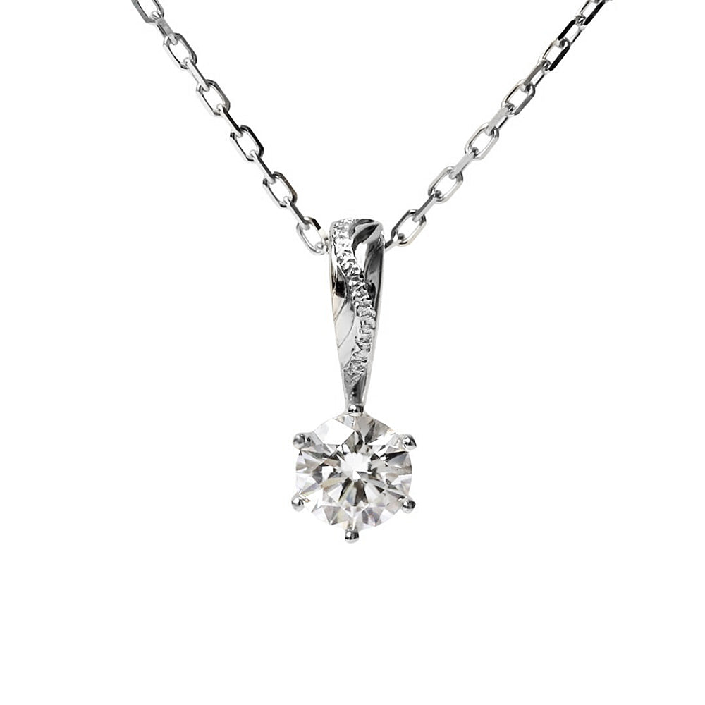 Pt900 0.3ct エンゲージ ネックレス Alohi アロヒ-輝かしい-