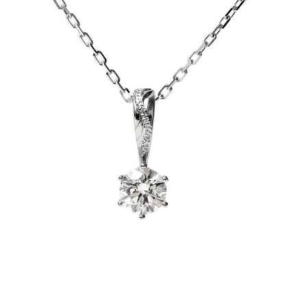 Pt900 0.3ct エンゲージ ネックレス Alohi アロヒ-輝かしい-