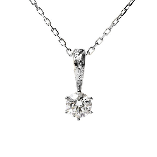 Pt900 0.3ct エンゲージ ネックレス Alohi アロヒ-輝かしい-