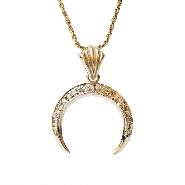 K14 ハワイアン Naja(ナジャ) ダイヤモンド ペンダントトップ