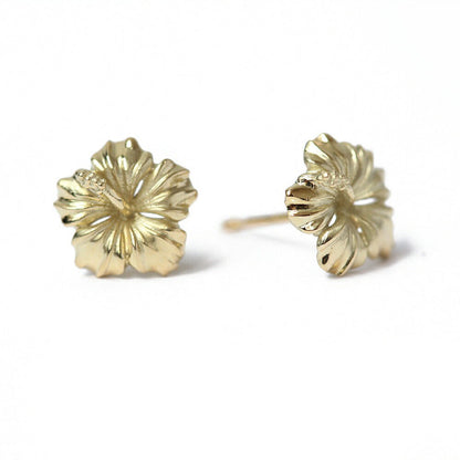 ハワイアン ハイビスカス シンプル ピアス表題/ハワイアンジュエリーブランドPUAALLY(プアアリ)