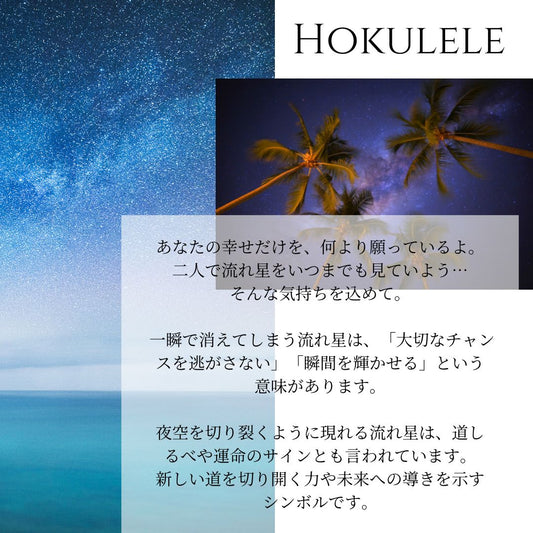 ハワイアンジュエリー婚約指輪hokuleleホクレレモチーフの意味