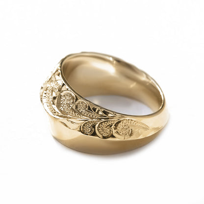 ハワイアン ヘビー ソリッドリング表題/ハワイアンリング/ハワイアンジュエリーリング/ハワイアンジュエリーブランドPUAALLY(プアアリ)