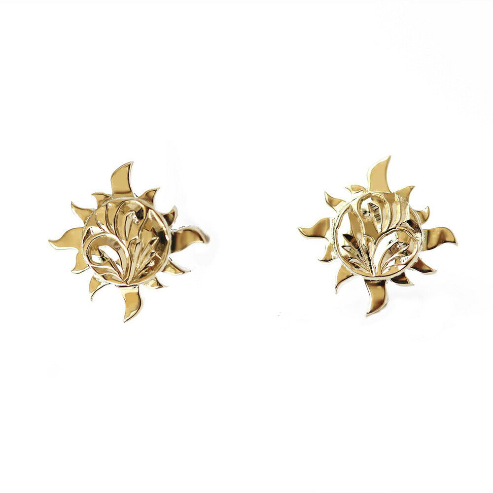 ハワイアン サン ( 太陽 ) ピアス表題/ハワイアンジュエリーブランドPUAALLY(プアアリ)